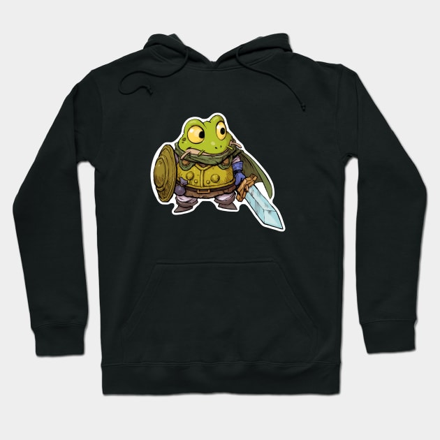 Frog Knight Hoodie by matthewart